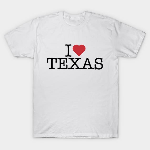 I love Texas T-Shirt by BK55